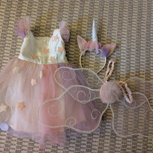 Pottery Barn Light-Up Unicorn Tutu Halloween Costume - 4T
